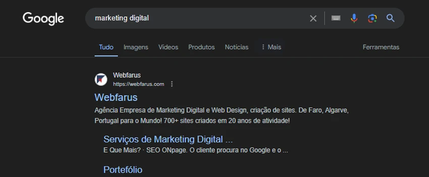 seo otimização sites google