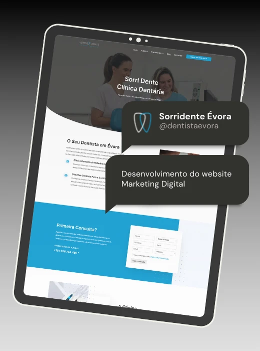 Clinica Dentária Sorridente - Portefólio Webfarus