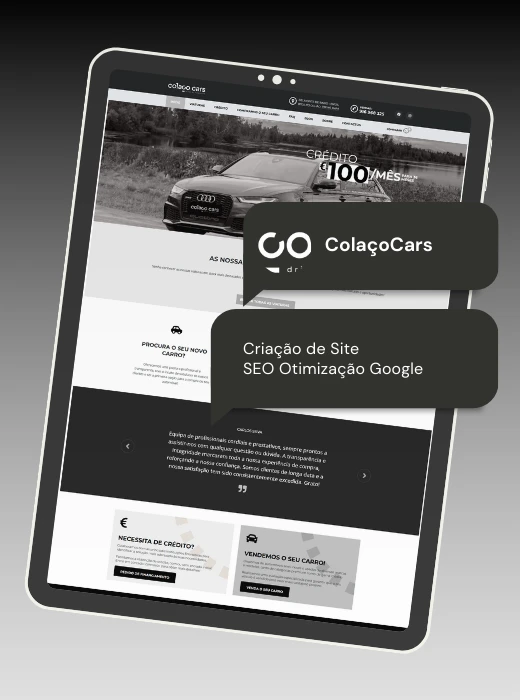 Colaço Cars - Portefólio Webfarus