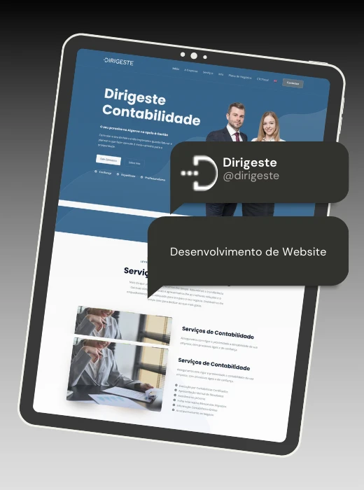 Dirigeste Contabilidade - Portefólio Webfarus