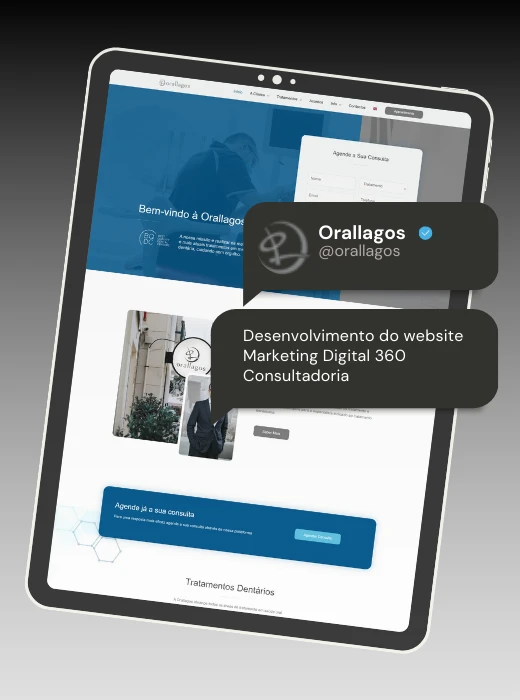 Orallagos Dentista - Portefólio Webfarus