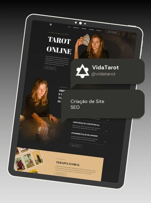 Tarot Online - Portefólio Webfarus